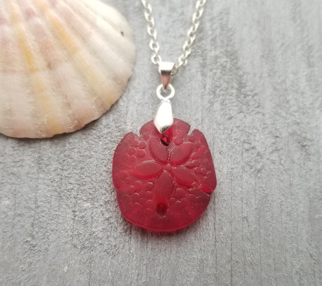 Hawaiian Jewelry Sea Glass Necklace